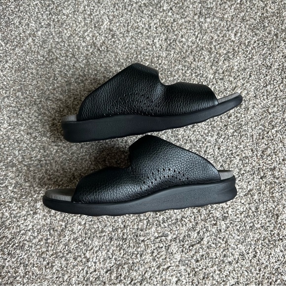 SAS Comfort Encore Slide Sandal Black, Adjustable Strap, Size 6 - Picture 6 of 10
